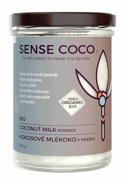 Sense Coco Bio kokosové mléko v prášku 250g porovnat ceny