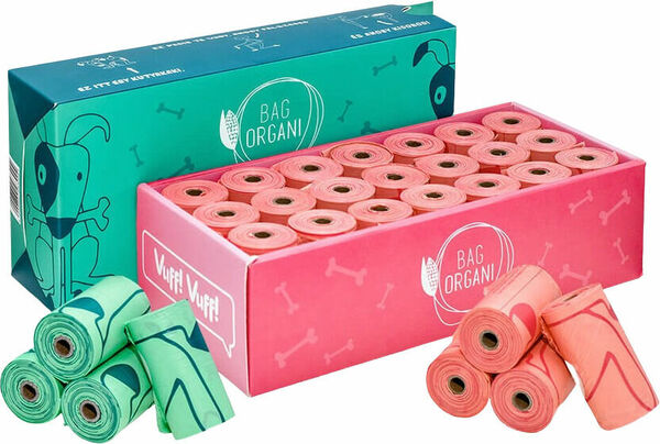 Bag Organi Kompostovatelné sáčky na kakačky, zelené 315 ks porovnat ceny