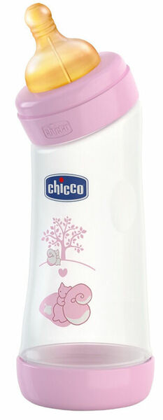 Chicco  Láhev Well-Being zahnutá 250 ml, kaučuk.dudlík růžová porovnat ceny