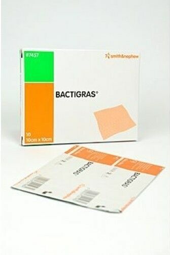 Smith&Nephew  Krytí Bactigras antisept.s mastí 10x10cm/10ks porovnat ceny