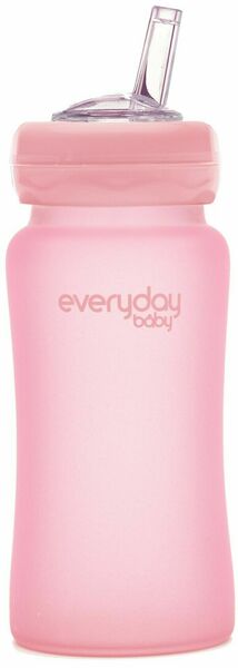 Everyday Baby  Láhev sklo s brčkem, 240ml rose pink porovnat ceny