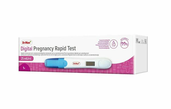 Dr. Max Digital Pregnancy Rapid Test těhotenský test 1 ks porovnání ceny