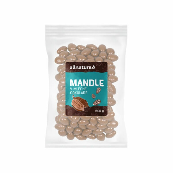 ALLNATURE Mandle v mléčné čokoládě 500 g porovnat ceny