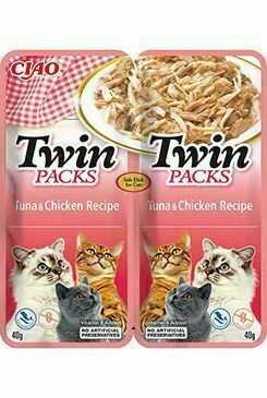 Churu Cat Twin Packs Tuna&chicken In Broth 80g porovnat ceny