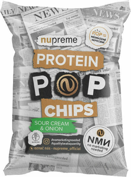 Nupreme Pop Chips Soure Cream & Onion 50g porovnat ceny