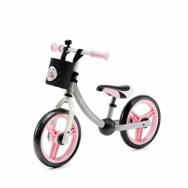 Kinderkraft Odrážedlo 2way Next Pink/Gray s doplňky 1 ks porovnat ceny