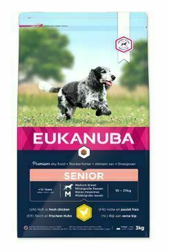 Eukanuba Dog Senior Medium 3kg porovnat ceny