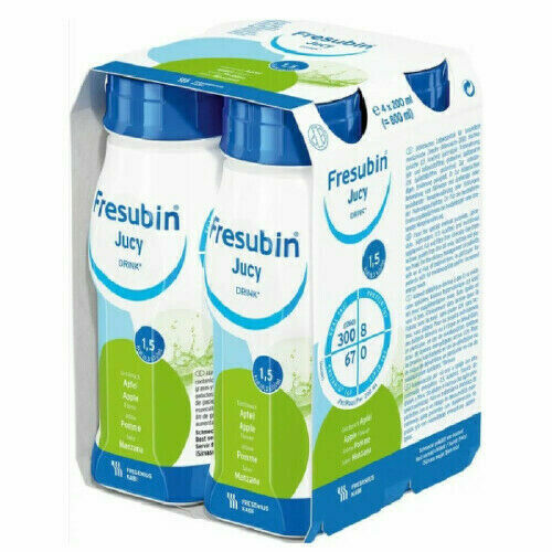 FRESUBIN JUCY DRINK PŘÍCHUŤ JABLEČNÁ perorální roztok 4X200ML porovnat ceny