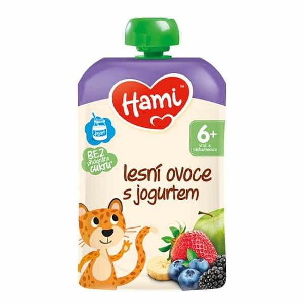 HAMI Kapsička lesní ovoce s jogurtem 6m+ 100 g x 6 kusů porovnat ceny