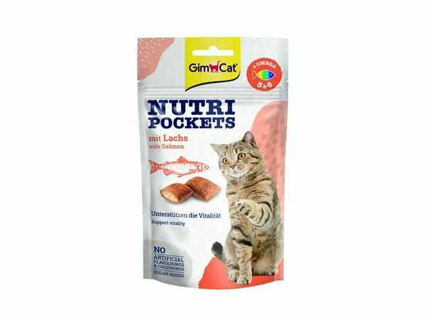 Gimcat Nutri Pockets s lososem 60 g porovnat ceny