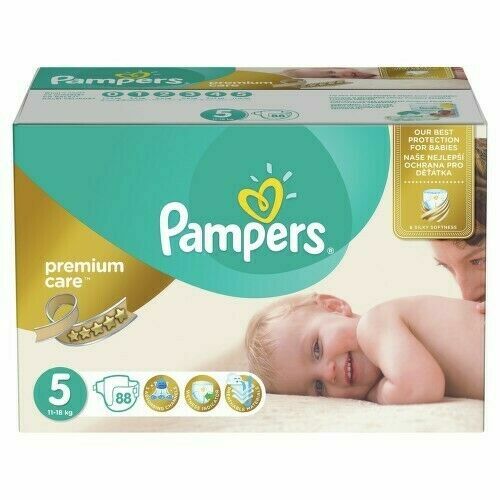 Pampers Plenky Premium Mega Box S5 88 porovnat ceny