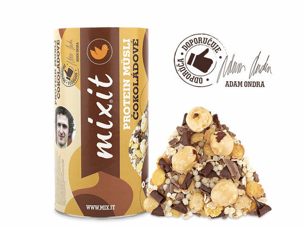 Mixit  Proteinové müsli Adama Ondry s čokoládou 450g porovnat ceny