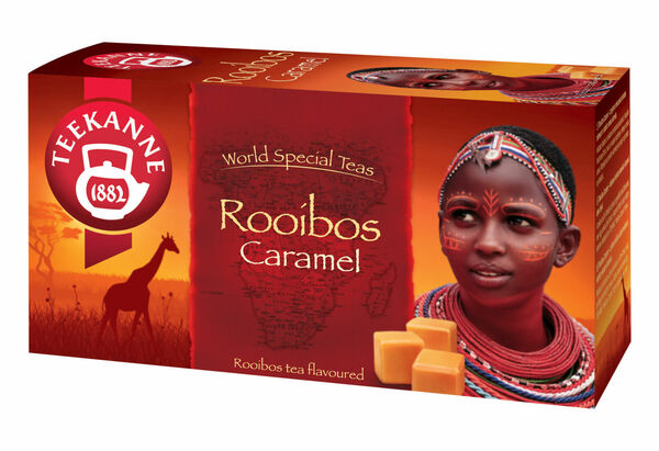Teekanne Rooibos Caramel čaj porcovaný 20x1,75 g porovnat ceny