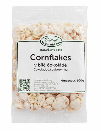 Diana Company Cornflakes v bílé čokoládě 100g porovnat ceny