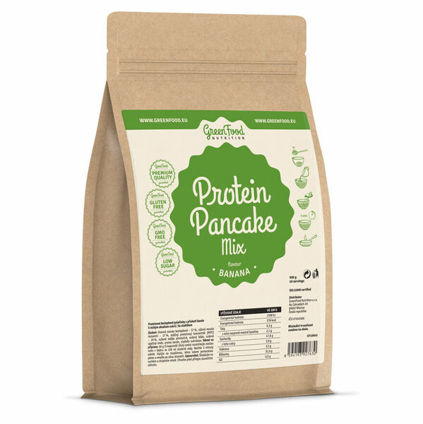 GREENFOOD NUTRITION Proteinové palačinky banán 500 g porovnat ceny