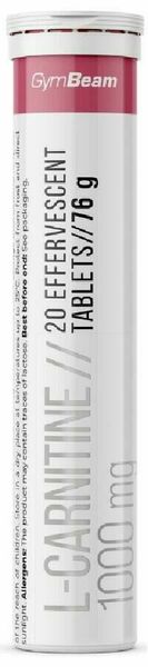 GymBeam L-carnitine raspberry 20×1000mg 20 ks porovnat ceny