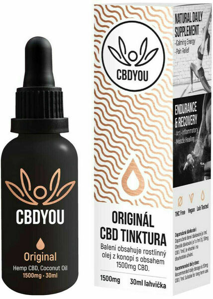 CBD You Tinktura original 1500mg 30ml porovnat ceny
