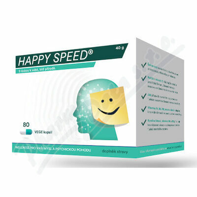 Happy Speed 80 vegetariánských kapslí porovnat ceny