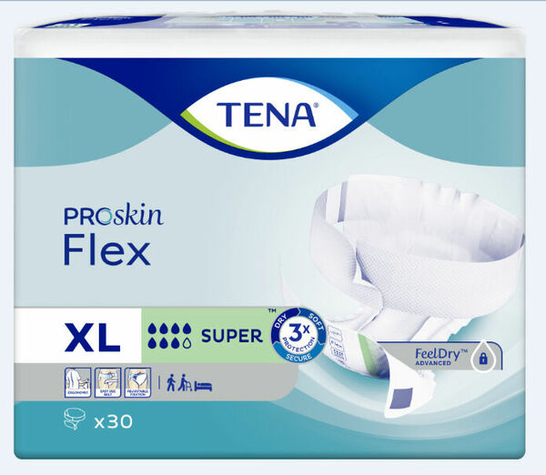 Inkontinenční kalhotky TENA Flex SuperX-Large 30ks porovnat ceny