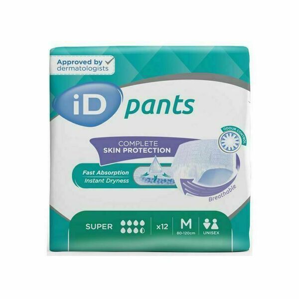 iD Pants Medium Super plenkové kalhotky navlékací 12 ks porovnat ceny