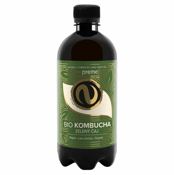 NUPREME Kombucha zelený čaj BIO 400 ml porovnat ceny
