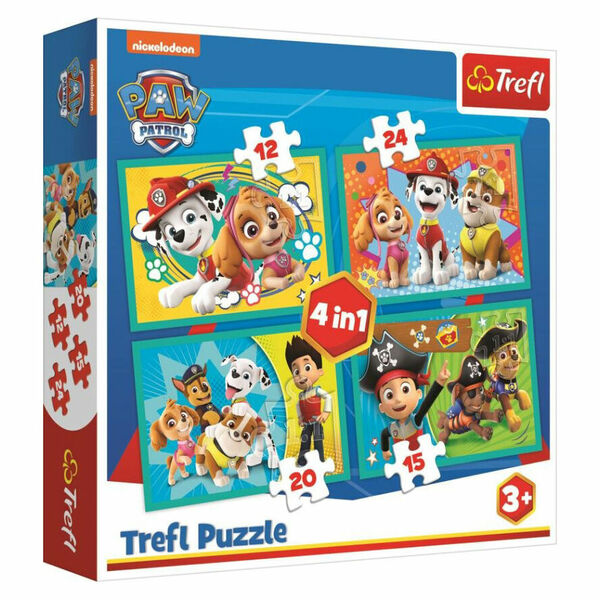 TREFL Puzzle 4v1 Šťastný tým Tlapková Patrola porovnat ceny