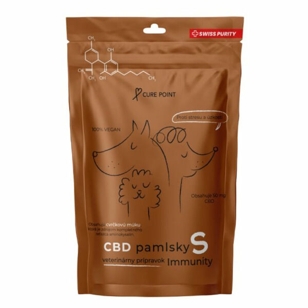 CURE POINT CBD Immunity S Pamlsky pro psy 100 g, Velikost: S porovnat ceny
