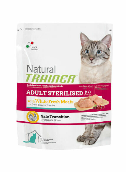 Trainer Natural Cat Sterilised drubezi maso 3 kg porovnat ceny