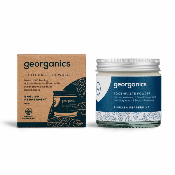 Georganics Anglická máta zubní prášek 60 ml porovnat ceny