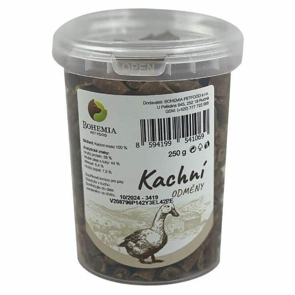 BOHEMIA PET FOOD Kachní odměny pro psy 250 g porovnat ceny