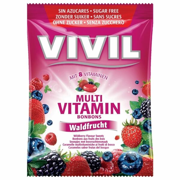 Vivil Multivitamín lesní plody 8vit. bez cukru 80g porovnat ceny