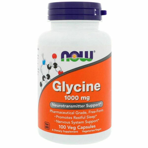 Now Foods Glycine 1000mg 100 kapslí porovnat ceny