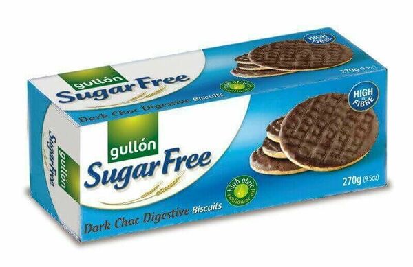 Gullón Dark Choc digestive biscuits oplatky bez cukru s čokoládou 270g porovnat ceny