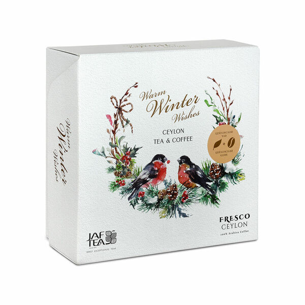 JAFTEA Box warm winter wishes tea & coffee černý čaj a zrnková káva 80 g porovnat ceny
