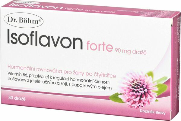 Dr. Böhm Isoflavon 90mg forte 30 tobolek porovnat ceny