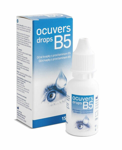 Ocuvers drops s provitamínem B5 oční kapky 15 ml porovnat ceny
