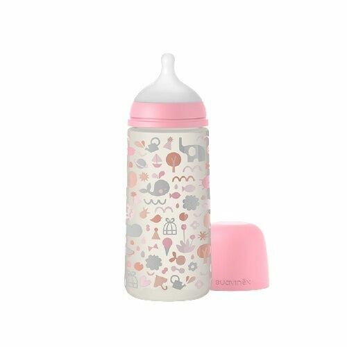 Suavinex kojenecká láhev L Memories - Růžová - 360ml porovnat ceny