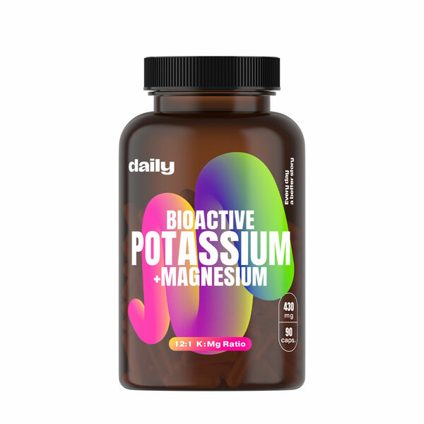 DAILY Bioactive Potassium + Magnesium 90 kapslí porovnat ceny