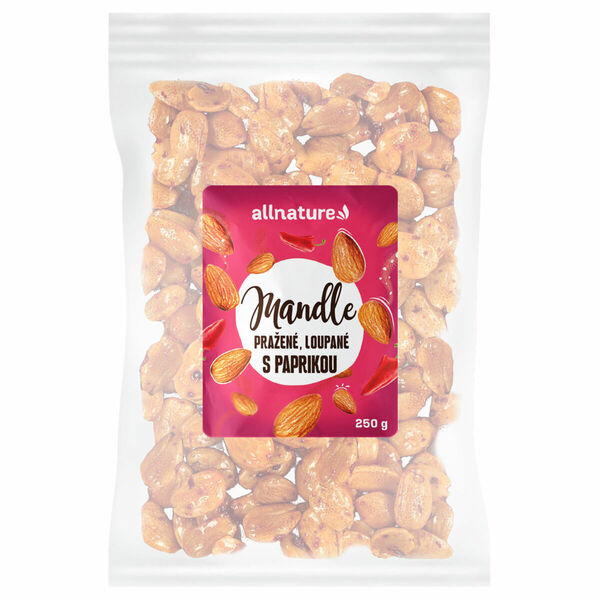 Allnature Mandle loupané pražené paprika 250 g porovnat ceny