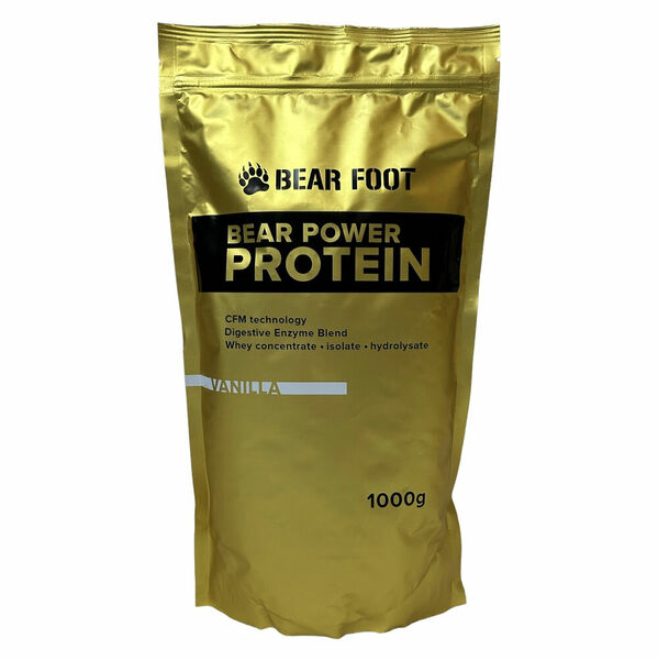 BEAR FOOT Bear power syrovátkový koncentrát CFM protein vanilka 1000 g porovnat ceny