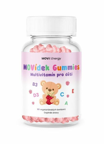 MOVit Energy MOVídek Gummies Multivitamín pro děti 60 ks porovnat ceny