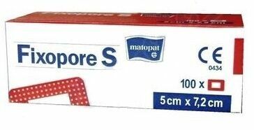 Fixopore S 5 x 7.2 cm á 100 ks sterilní náplast porovnat ceny