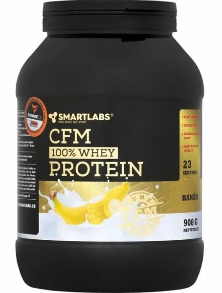 Smartlabs CFM 100% Whey Protein banán 908g porovnat ceny