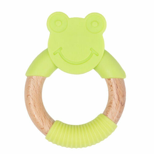Bo Jungle Kousátko B-TEETHER ANIMAL WOOD Green Frog porovnat ceny