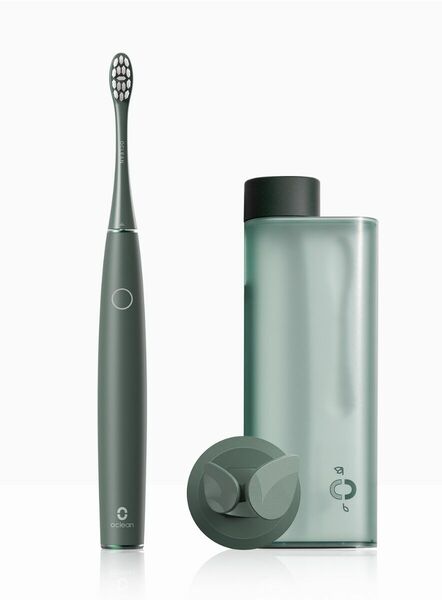 Oclean Air2T Set sonický kartáček zelený + pouzdro porovnat ceny