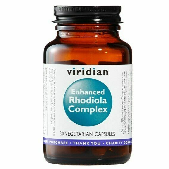 Viridian  Enhanced Rhodiola Complex 30 kapslí porovnat ceny
