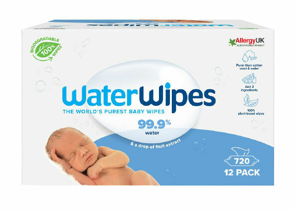 WATERWIPES 100% BIO odbouratené ubrousky 12x60ks porovnat ceny