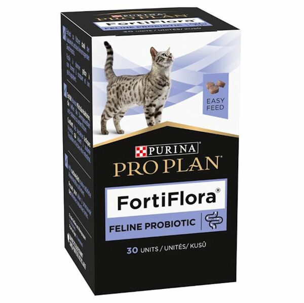 PURINA PRO PLAN Vet Diets FortiFlora žvýkací tablety pro kočky 30 tbl porovnat ceny