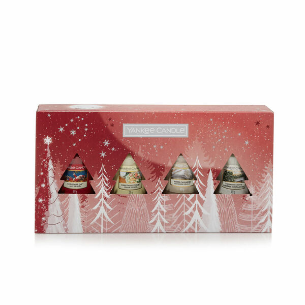 YANKEE CANDLE Votivní svíčka 4 kusy Vánoční dárková sada porovnat ceny