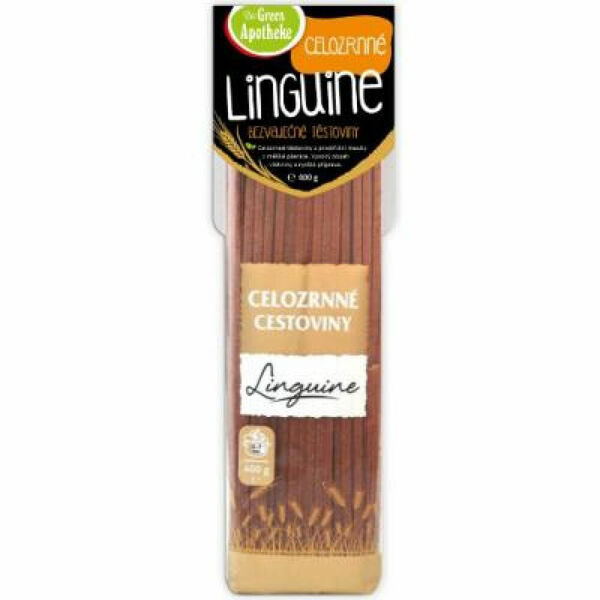 GREEN APOTHEKE Linguine celozrnné 400 g porovnat ceny